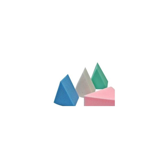 Obrazek Gąbki do podkładu Gąbka do makijażu kolorowe trójkąty 8 sztuk