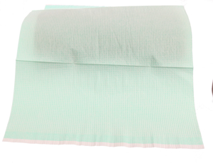 Obrazek Serweta podfoliowana 33x46 cm 50 szt. Serwety do manicure pedicure  składane zielone