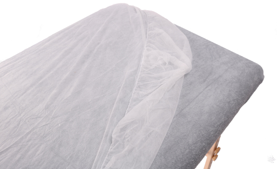 Obrazek Prześcieradło jednorazowe z włókniny z gumką 80x210 cm 10 szt. Prześcieradła jednorazowe z gumką 80 cm x 210 cm 10 sztuk