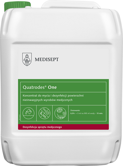 Obrazek MEDISEPT QUATRODES ONE 5L koncentrat do mycia i dezynfekcji powierzchni i wyrobów medycznych