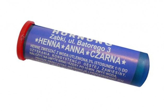 Obrazek Henna w proszku Anna Henna do brwi i rzęs w proszku czarna 2 g