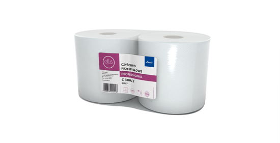 Obrazek Ręcznik papierowy 26 cm 290 m Czyściwo papierowe Duża Rolka C300 2 rolki po 290 m