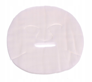 Obrazek Maska z gazy na twarz z wyciętymi otworami na oczy nos i usta pod maski z alg glinki 50 szt.