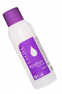Obrazek Aceton do paznokci 500 ml Remover. Aceton kosmetyczny rozpuszcza akryl tipsy lakiery hybrydowe