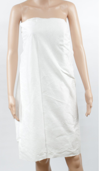 Obrazek Jednorazowe ubranie dla pacjenta Spódnica medyczna wiązana długość 80x160 cm 5 sztuk