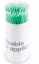 Obrazek APLIKATORY MIKROSZCZOTECZKI DO RZĘS welurowe 1,5mm 100szt. zielone Wonder Lashes Patyczki Kosmetyczne do henny