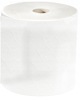 Obrazek Ręczniki papierowe fryzjerskie kosmetyczne Z MAKULATURY białe wzór w romby Ręcznik papierowy fryzjerski kosmetyczny 190 m 2 rolki Czyściwo przemysłowe C200  ECO