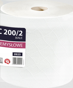 Obrazek Ręcznik papierowy 26 cm 190 m Duża Rolka Czyściwo papierowe C200