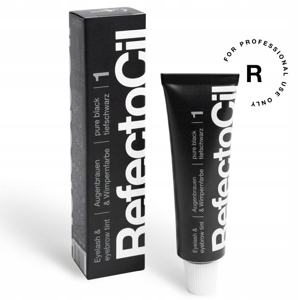 Obrazek HENNA ŻELOWA Czarna DO RZĘS I BRWI 15ML REFECTOCIL PURE BLACK 2.1