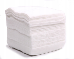 Obrazek Płatki kosmetyczne włókninowe 10x10 cm 200 szt. Chusteczki kosmetyczne jednorazowe 10x10 cm 200 szt.