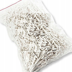 Obrazek Patyczki higieniczne z papierowym trzpieniem pokryte 100% bawełną 960 sztuk