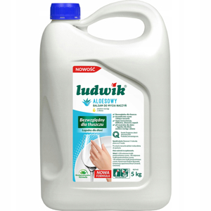 Obrazek Płyn do mycia naczyń balsam aloes 5L Płyn Ludwik wydajny koncentrat aloes 5L