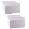 Obrazek Ręcznik z włókniny Soft gładki składany 16x20 cm 50 szt.  Chusty zabiegowe włókninowe Soft gładkie składane 16x20 cm 50 szt.